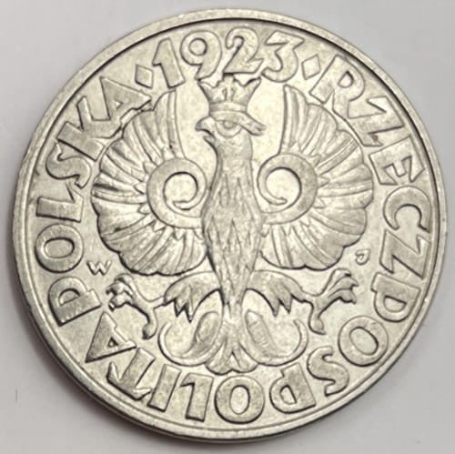 Moneta 50 groszy 1923 r. stan 2