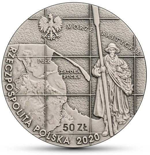 Moneta 50 zł 100-lecie Zaślubin Polski z Bałtykiem 2020