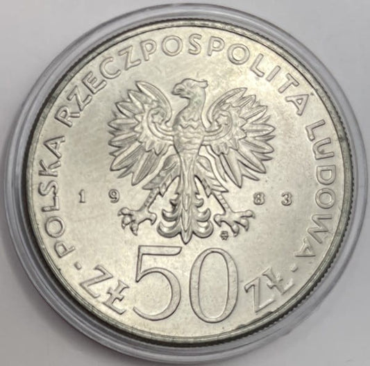 Moneta 50 zł 150 lat Teatru Wielkiego 1983 r.