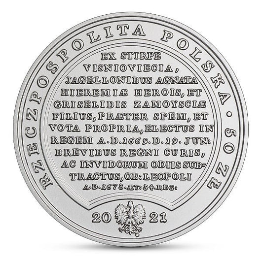 Moneta 50 zł Michał Korybut Wiśniowiecki 2021