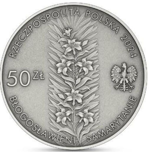 Moneta 50 zł Pamięci rodziny Ulmów 2024