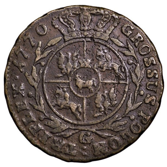 Moneta Trojak 1770 S.A. Poniatowski