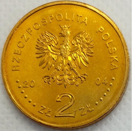 Moneta 2 zł 15-lecie Senatu RP 2004