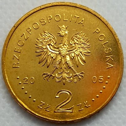 Moneta 2 zł 350-leci Obrony Jasnej Góry 2005