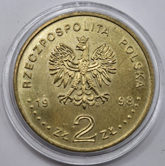 Moneta 2 zł Adam Mickiewicz 1998