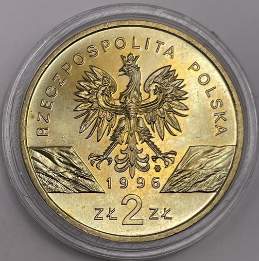 Moneta 2 zł Jeż 1996