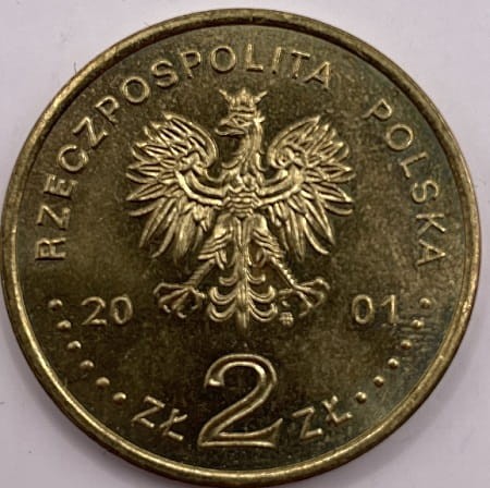Moneta 2 zł Kolędnicy 2001