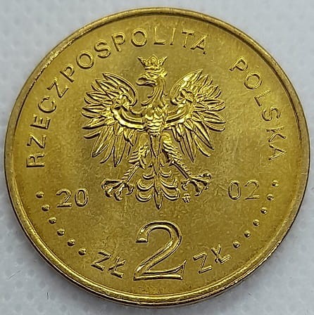 Moneta 2 zł Mistrzostwa Świata Korea - Japonia 2002