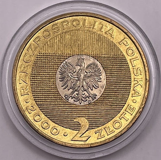 Moneta 2 zł Rok 2000