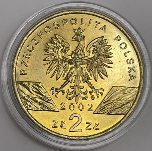 Moneta 2 zł żółw błotny 2002
