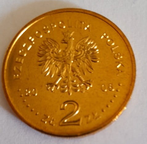 Moneta 2 zł Papież Jan Paweł II 2005