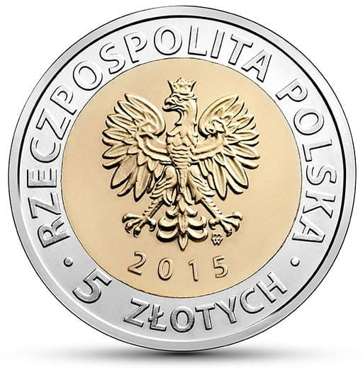 Moneta 5 zł Kanał Bydgoski 2015