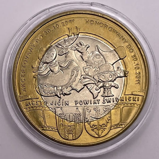 Moneta zastępcza 9 Rumcajsów Jiciń 2011