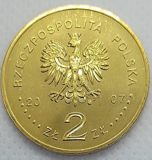 Moneta 2zł Rycerz ciężkozbrojny 2007