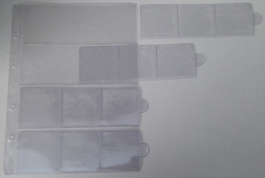 Strona B5 segregator na 12 Monet wsuwane Kolekcjoner