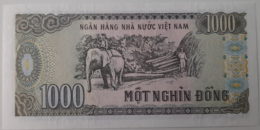 Wietnam banknot 1000 dong 1988 UNC