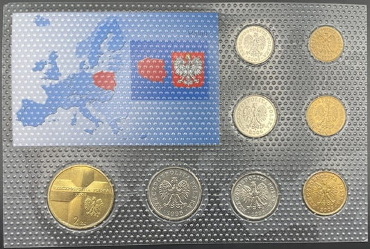 Zestaw Polskie monety obiegowe 1995-2003 r. zgrzewka