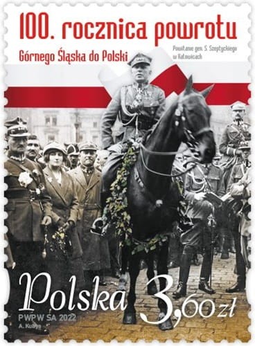 Koperta FDC 5237 100 rocznica powrotu Górnego Śląska do Polski 2022