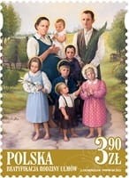 Znaczki Beatyfikacja rodziny Ulmów Arkusz 2023 5339