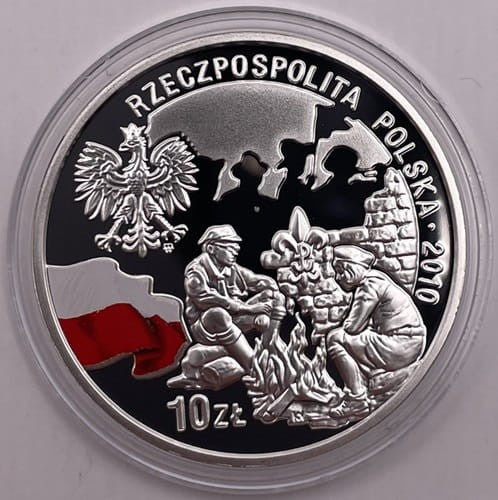 Moneta 10 zł 100. rocz. Harcerstwa Polskiego 2010 r.