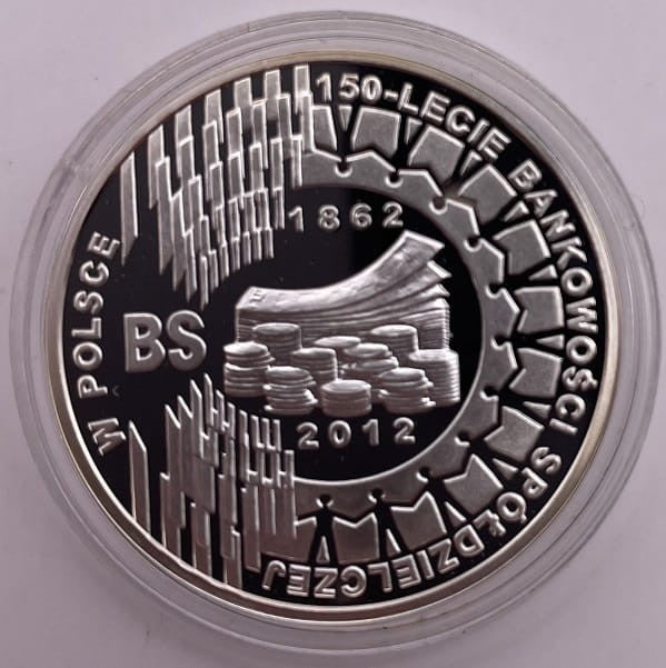 Moneta 10 zł 150-lecie Bankowości spółdzielczej w Polsce 2012 r.