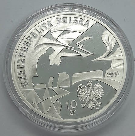 Moneta 10 zł Krzysztof Komeda 2010 r.