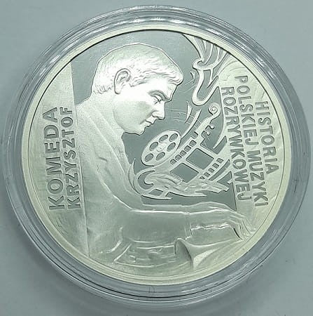 Moneta 10 zł Krzysztof Komeda 2010 r.