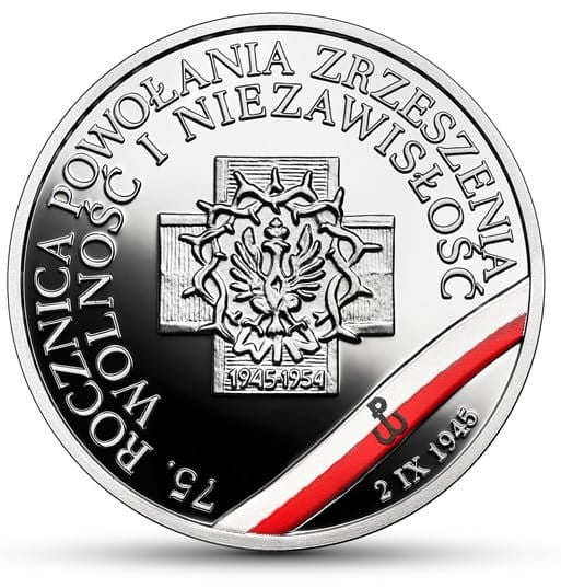 Moneta 10 zł Wolność i Niezawisłość 2020 r.