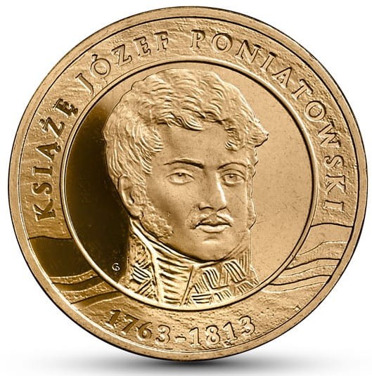 Moneta 2 zł 200 rocznica śmierci Józefa Poniatowskiego 2013