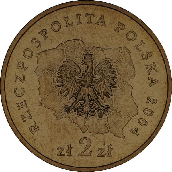 Moneta 2 zł Województwo Kujawsko-Pomorskie 2004