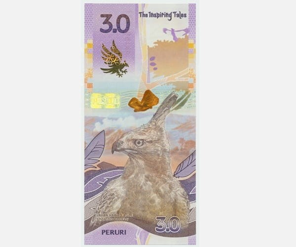 Peruri PWPW 2021 banknot testowy folder