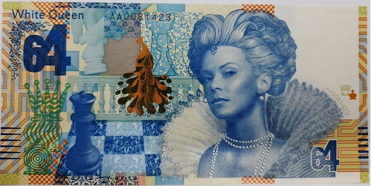 Szachy Biała Dama PWPW 2017 banknot testowy